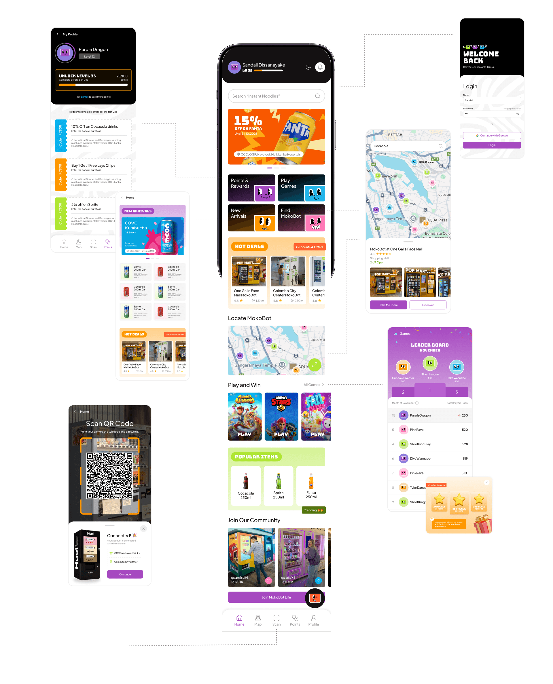 MokoBot UI Flow